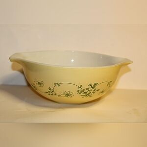 Vtg Pyrex Shenandoah Cinderella Nesting Bowl. 443, 2.5qt